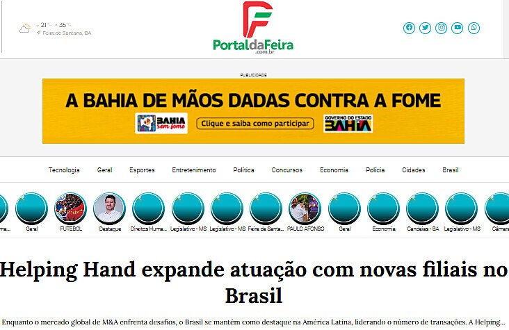 Helping Hand expande atuao com novas filiais no Brasil